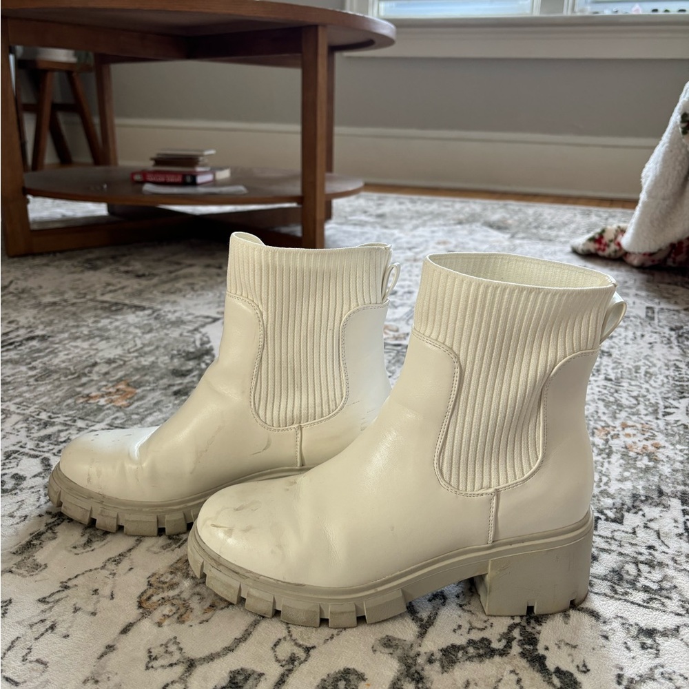 Stylish White Ankle Boots for Women